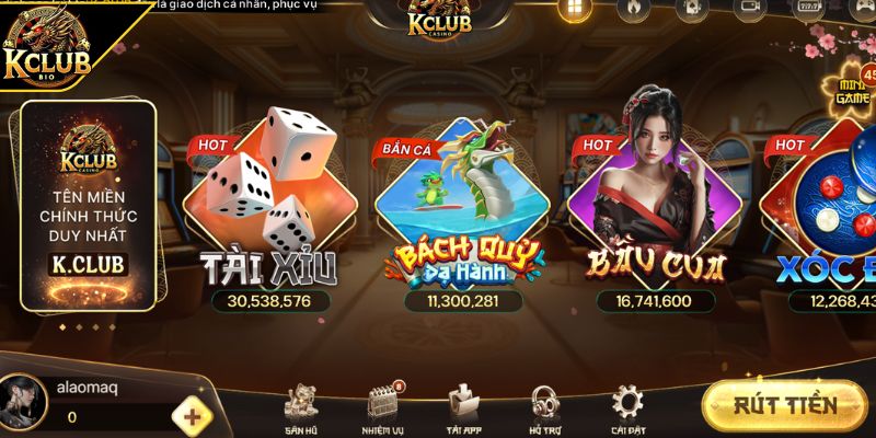 Đăng nhập tài khoản KCLUB