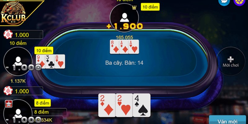 Cách tính điểm bài cào